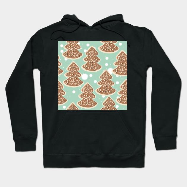 Winter Cookies Hoodie by Kristina Stellar Scandinavian Land